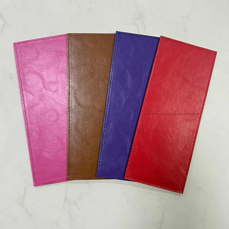 Portacubiertos de polipiel grabables con láser