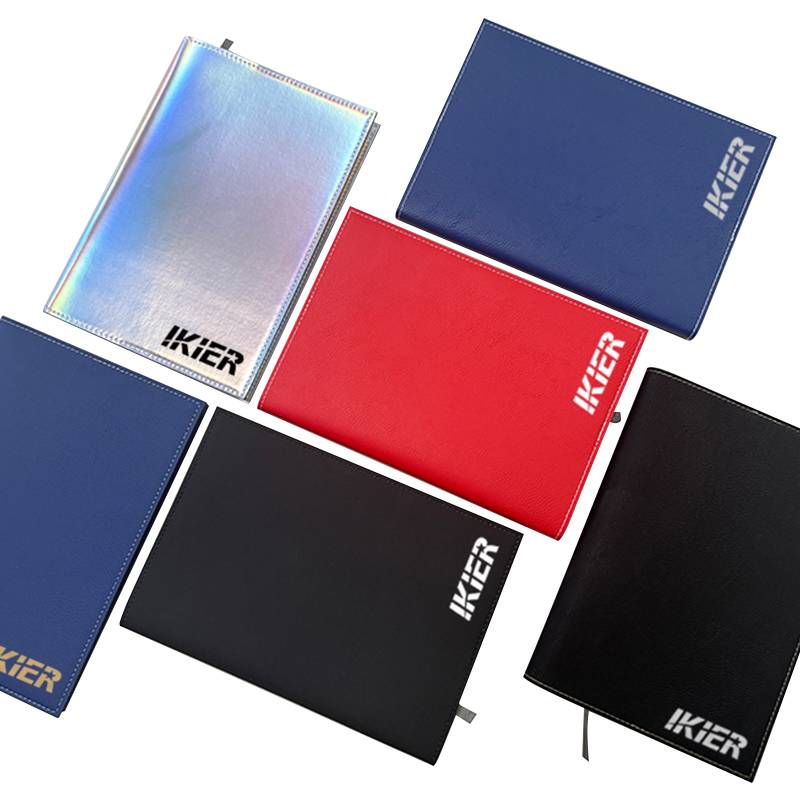 Cuaderno cambiable de polipiel con láser.