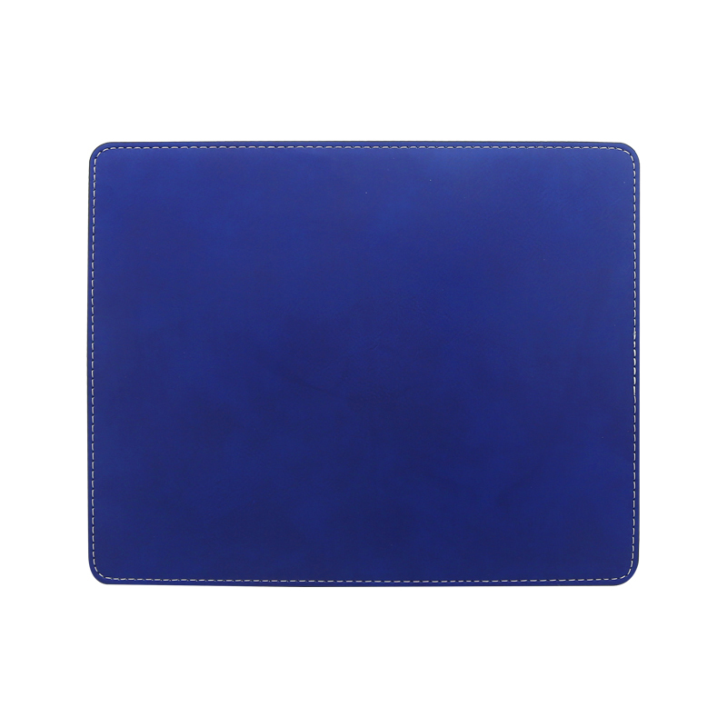 Alfombrilla de ratón rectangular de polipiel con láser, 25 x 20 cm