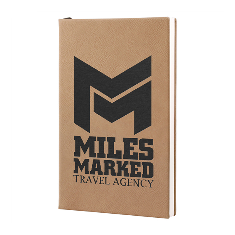 Diarios de cuero sintético de 4 1/7' x 5 1/2'