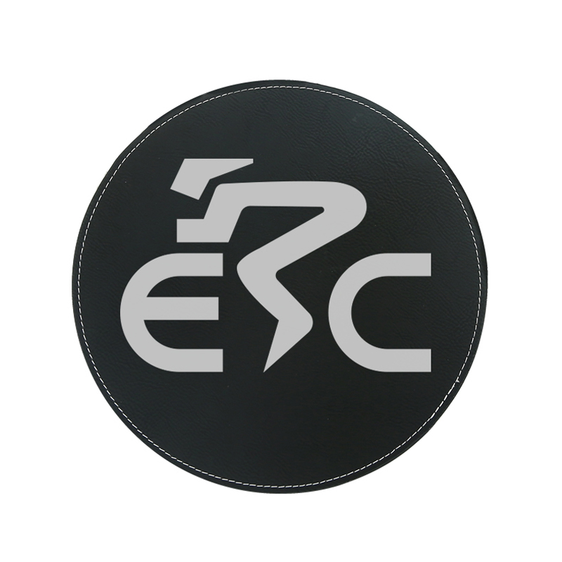 Alfombrilla de ratón redonda de polipiel grabable con láser 20*20 cm