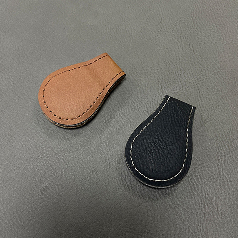 Marcador magnético de cuero sintético láser