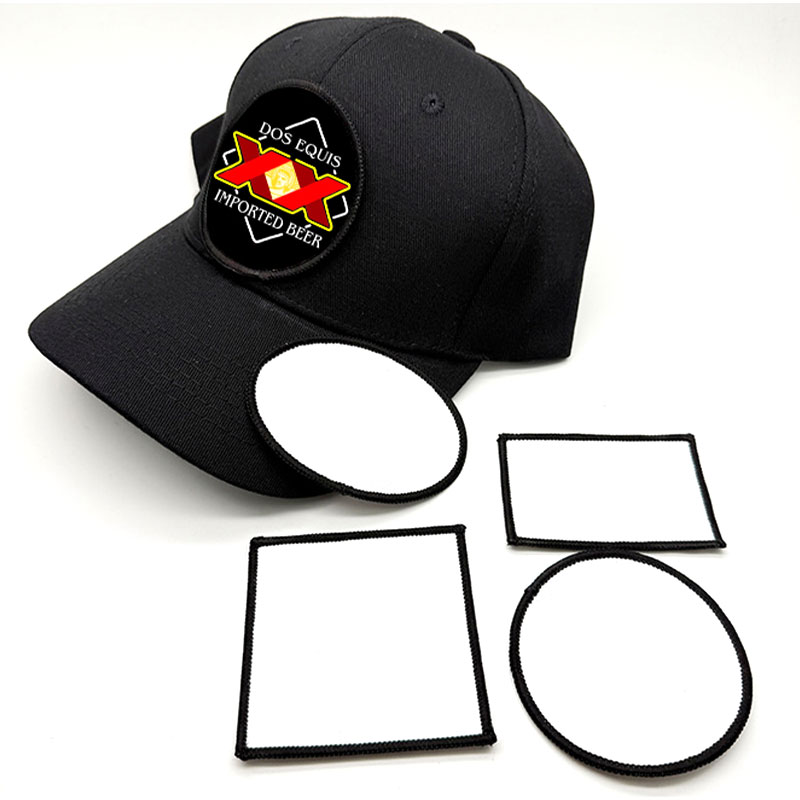 Parche Merrow de tela de sublimación ovalado de 3' x 2' con adhesivo