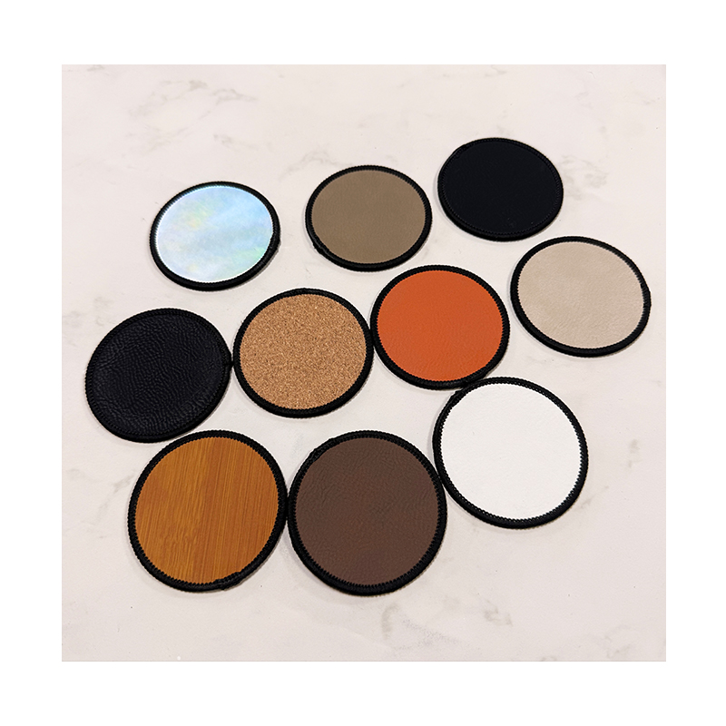 Parche Merrow de polipiel láser rectangular de 3 1/2' x 2 1/2' con adhesivo Parche Merrow de polipiel láser rectangular de 3 1/2' x 2 1/2' con adhesivo