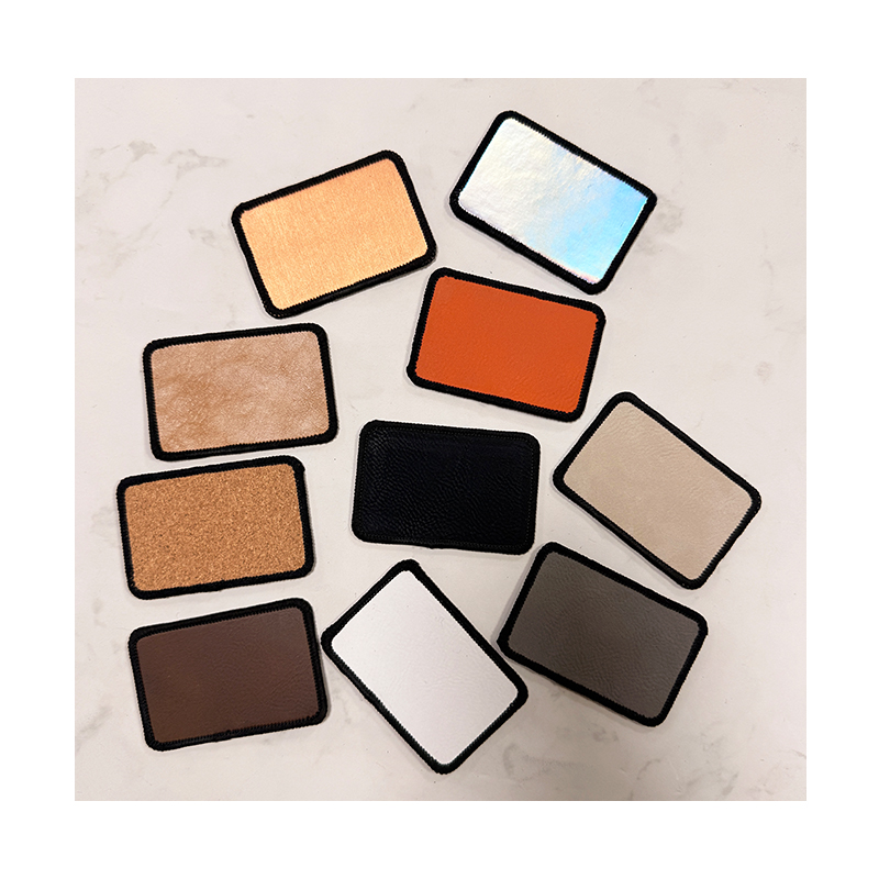 Parche Merrow de polipiel láser rectangular de 3 1/2' x 2 1/2' con adhesivo Parche Merrow de polipiel láser rectangular de 3 1/2' x 2 1/2' con adhesivo