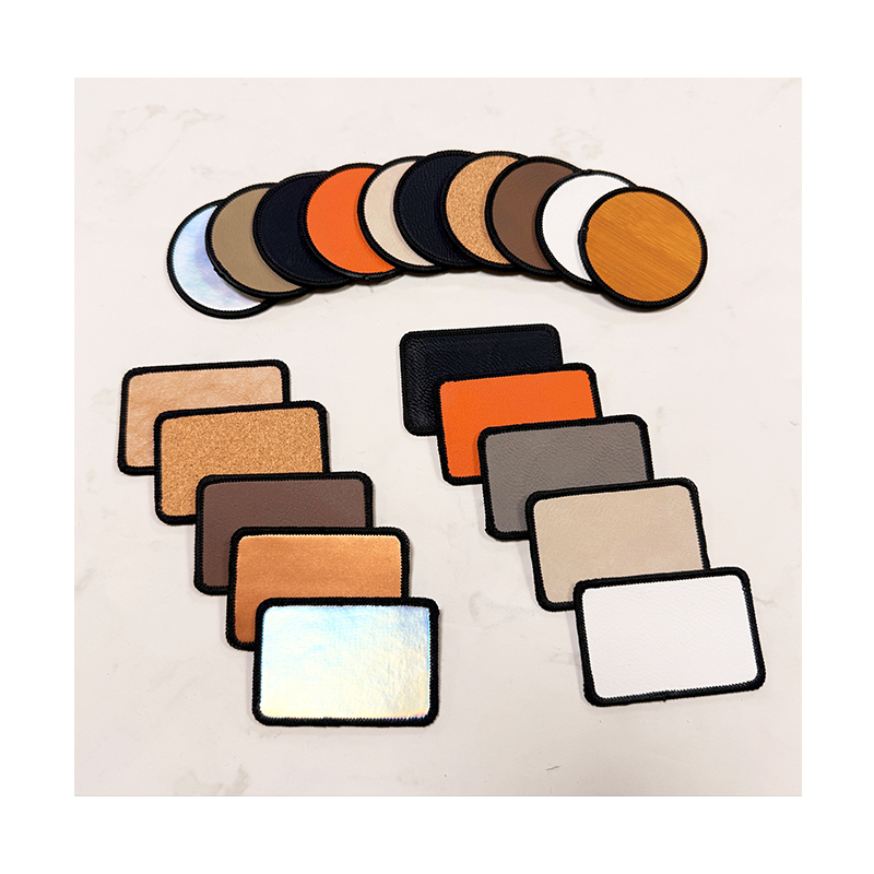 Parche Merrow de polipiel láser rectangular de 3 1/2' x 2 1/2' con adhesivo Parche Merrow de polipiel láser rectangular de 3 1/2' x 2 1/2' con adhesivo