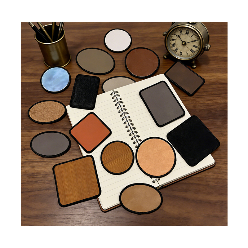 Parche Merrow de polipiel láser rectangular de 3 1/2' x 2 1/2' con adhesivo Parche Merrow de polipiel láser rectangular de 3 1/2' x 2 1/2' con adhesivo