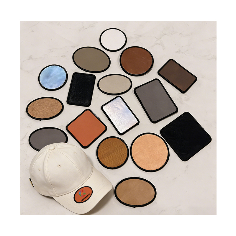 Parche Merrow de polipiel láser rectangular de 3 1/2' x 2 1/2' con adhesivo Parche Merrow de polipiel láser rectangular de 3 1/2' x 2 1/2' con adhesivo