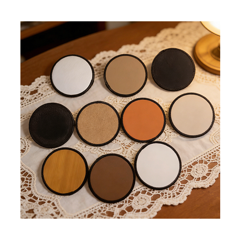 Parche Merrow de polipiel láser rectangular de 3 1/2' x 2 1/2' con adhesivo Parche Merrow de polipiel láser rectangular de 3 1/2' x 2 1/2' con adhesivo