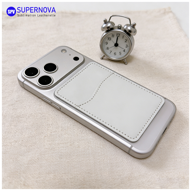 Tarjetero para teléfono en polipiel con imán para sublimación