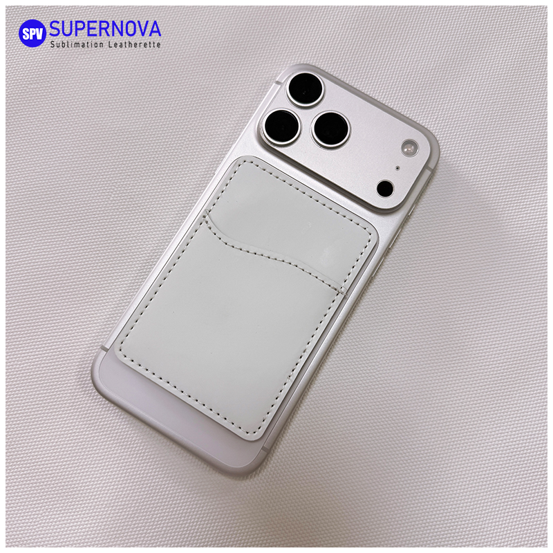 Tarjetero para teléfono en polipiel con imán para sublimación