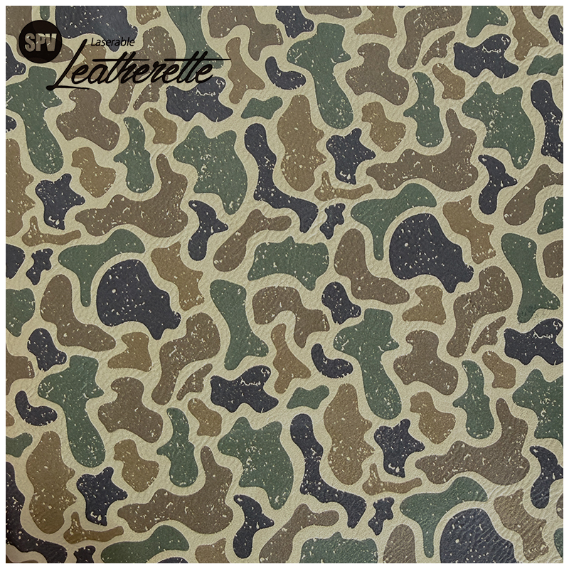Hoja de polipiel láser de camuflaje con adhesivo/sin adhesivo