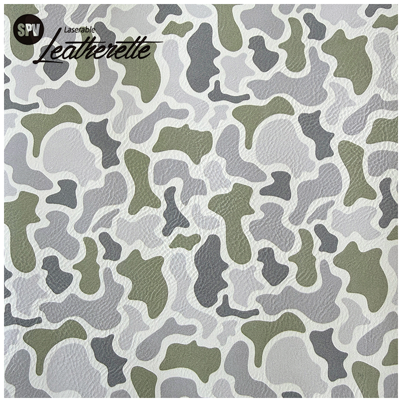 Hoja de polipiel láser de camuflaje con adhesivo/sin adhesivo