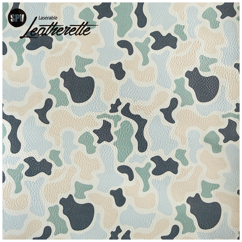 Hoja de polipiel láser de camuflaje con adhesivo/sin adhesivo