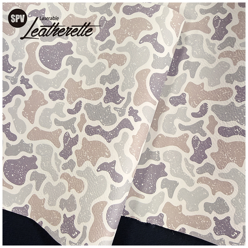 Hoja de polipiel láser de camuflaje con adhesivo/sin adhesivo