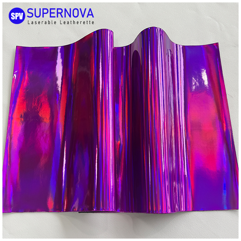 Hoja holográfica de polipiel láser con adhesivo/sin adhesivo
