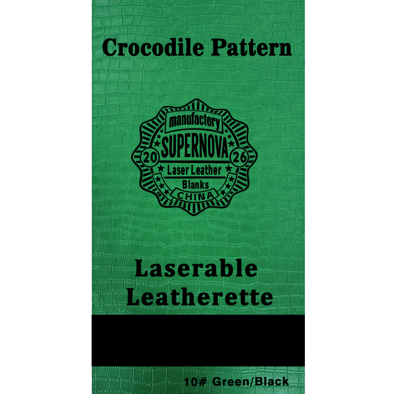 Hoja de polipiel láser con relieve de cocodrilo con adhesivo/sin adhesivo Hoja de polipiel láser con relieve de cocodrilo con adhesivo/sin adhesivo