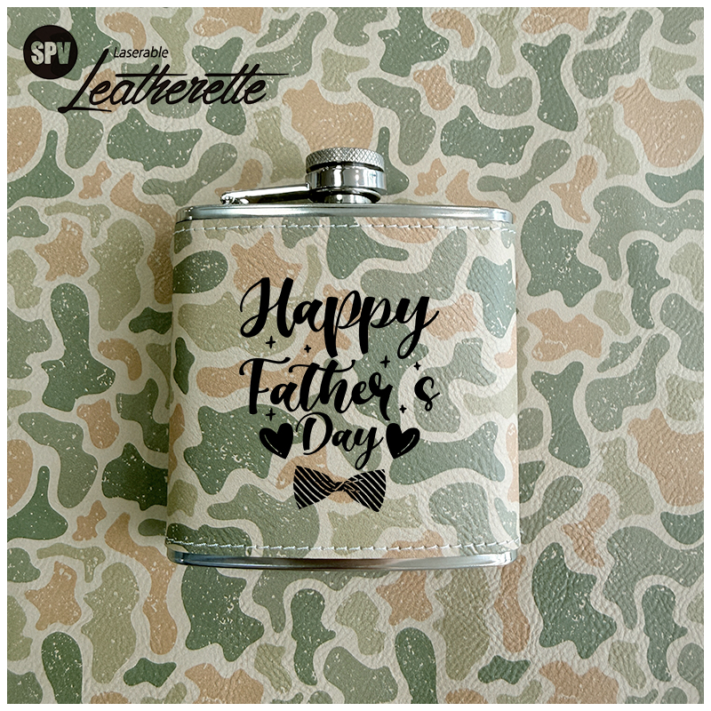 Hoja de polipiel láser de camuflaje con adhesivo/sin adhesivo