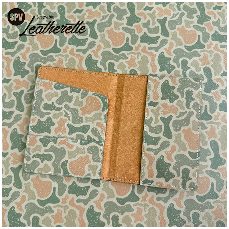 Hoja de polipiel láser de camuflaje con adhesivo/sin adhesivo