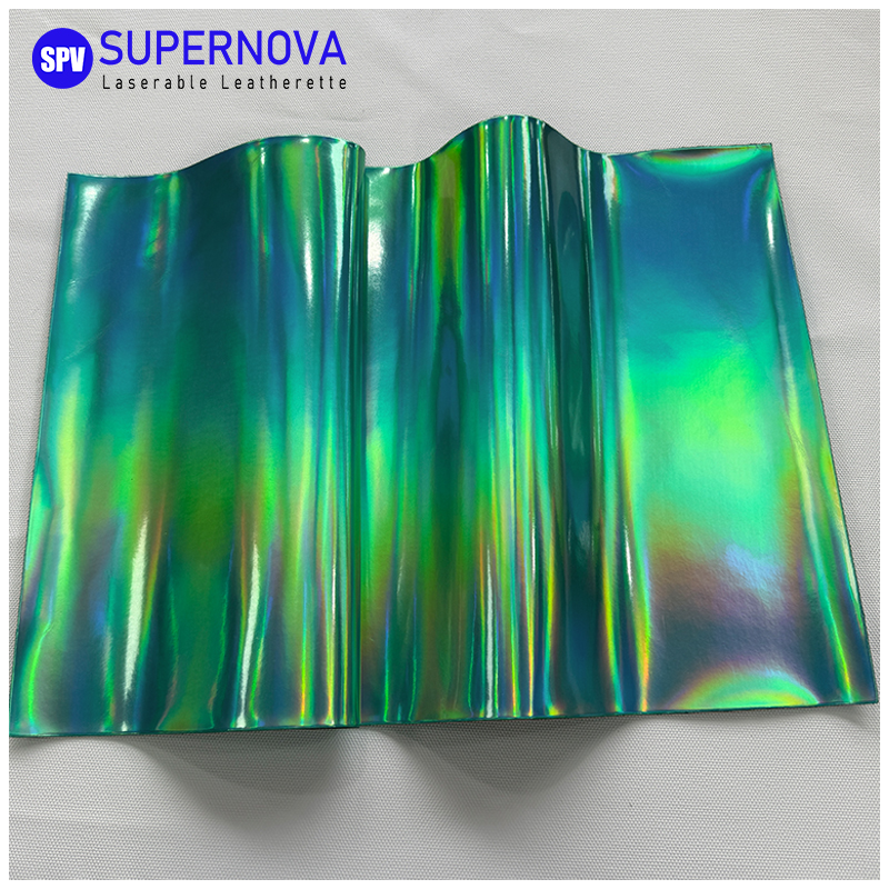 Hoja holográfica de polipiel láser con adhesivo/sin adhesivo