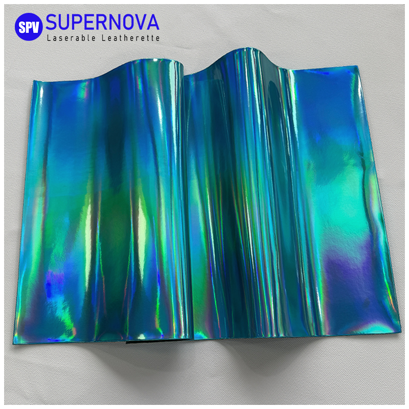 Hoja holográfica de polipiel láser con adhesivo/sin adhesivo