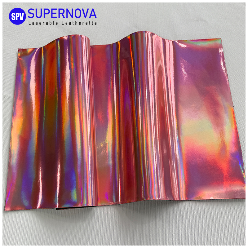 Hoja holográfica de polipiel láser con adhesivo/sin adhesivo