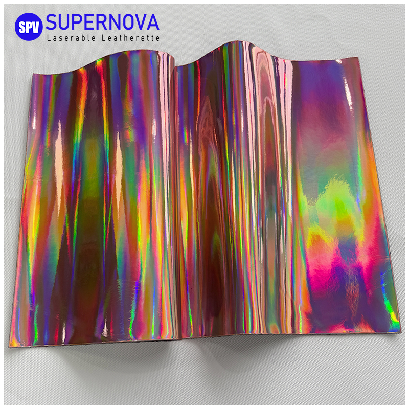 Hoja holográfica de polipiel láser con adhesivo/sin adhesivo
