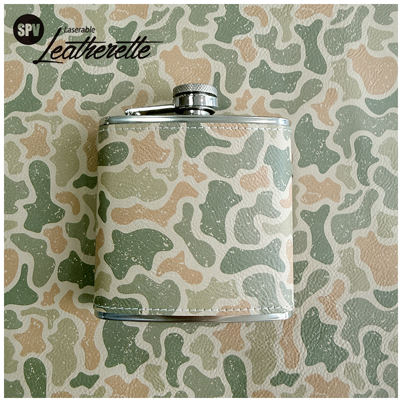 Hoja de polipiel láser de camuflaje con adhesivo/sin adhesivo