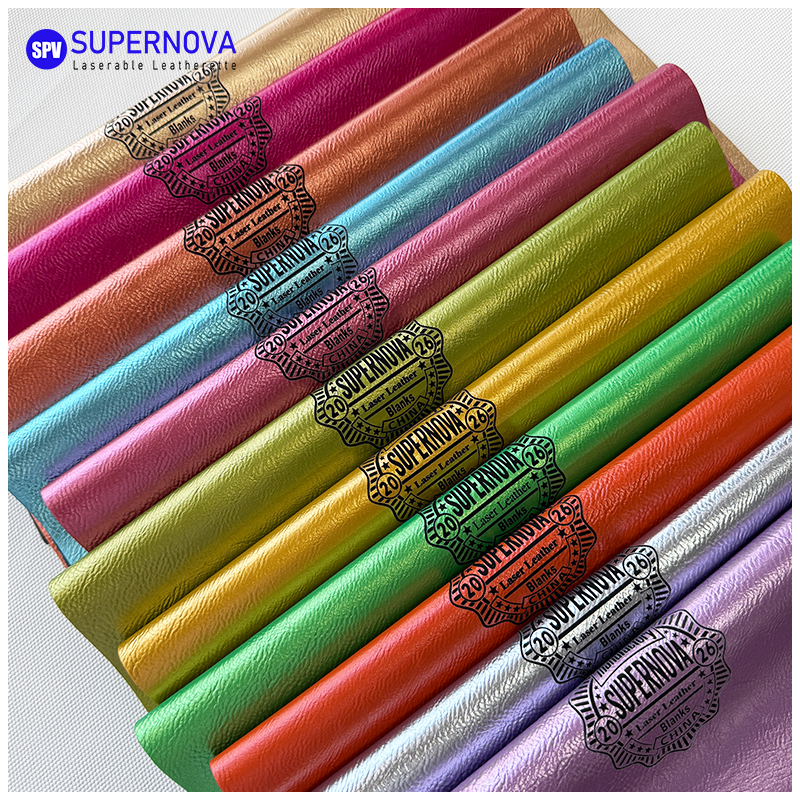 Hoja de Polipiel Metálica Laserable con adhesivo/sin adhesivo