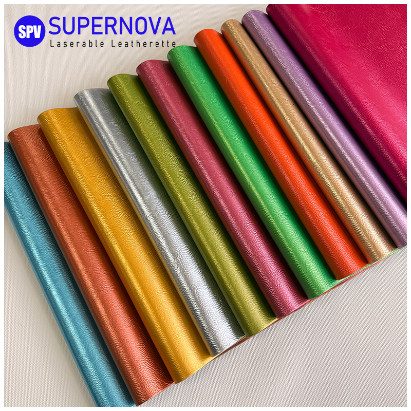 Hoja de Polipiel Metálica Laserable con adhesivo/sin adhesivo