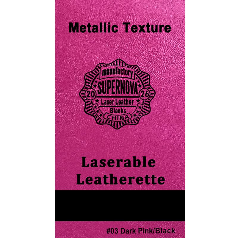 Hoja de Polipiel Metálica Laserable con adhesivo/sin adhesivo