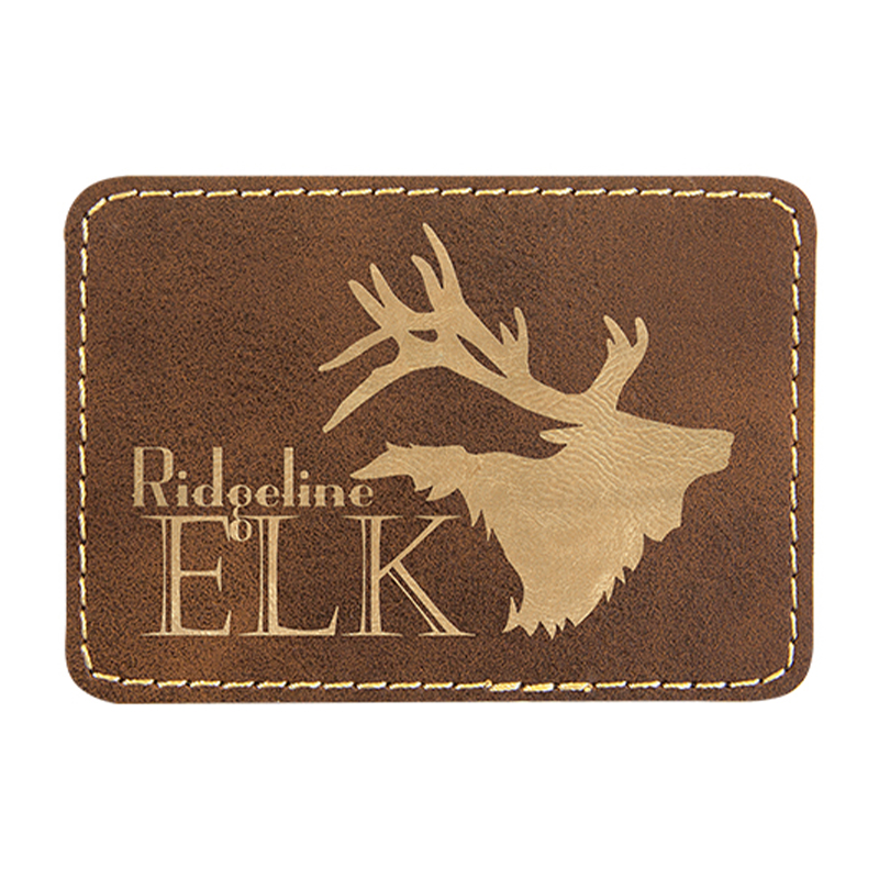 Parches rectangulares de cuero sintético de 3 1/2' x 2 1/2' Parches rectangulares de cuero sintético de 3 1/2' x 2 1/2'