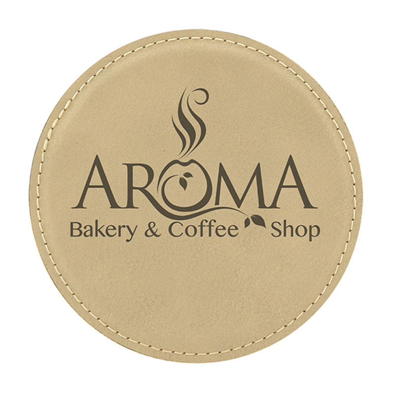 Posavasos redondos de polipiel Posavasos redondos de polipiel