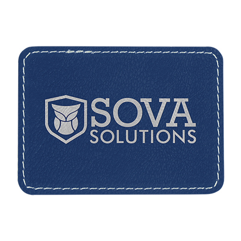 Parches rectangulares de cuero sintético de 3 1/2' x 2 1/2' Parches rectangulares de cuero sintético de 3 1/2' x 2 1/2'