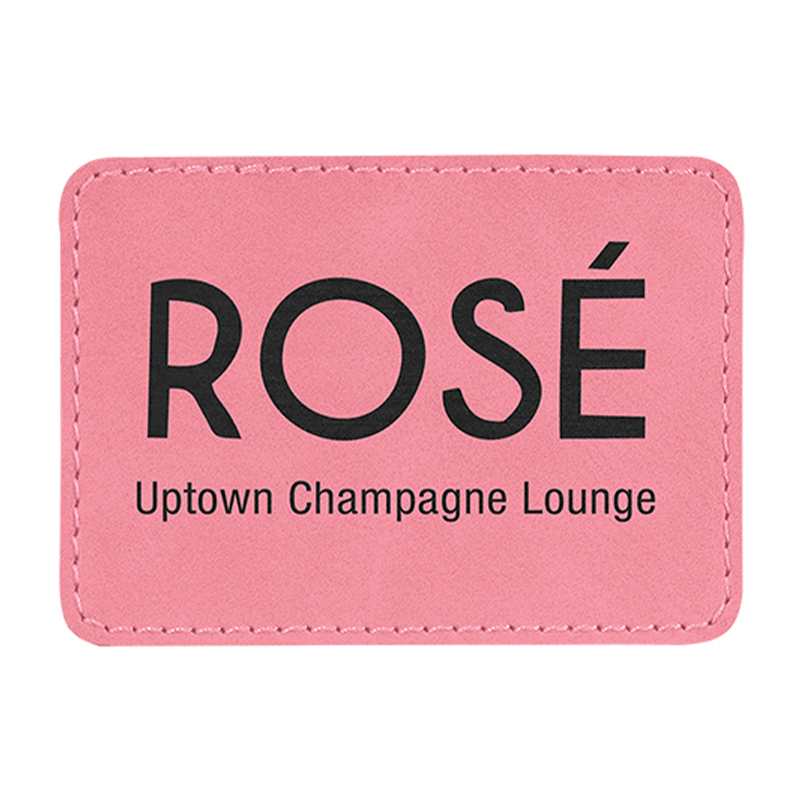 Parches rectangulares de cuero sintético de 3 1/2' x 2 1/2' Parches rectangulares de cuero sintético de 3 1/2' x 2 1/2'