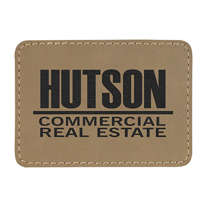 Parches rectangulares de cuero sintético de 3 1/2' x 2 1/2' Parches rectangulares de cuero sintético de 3 1/2' x 2 1/2'