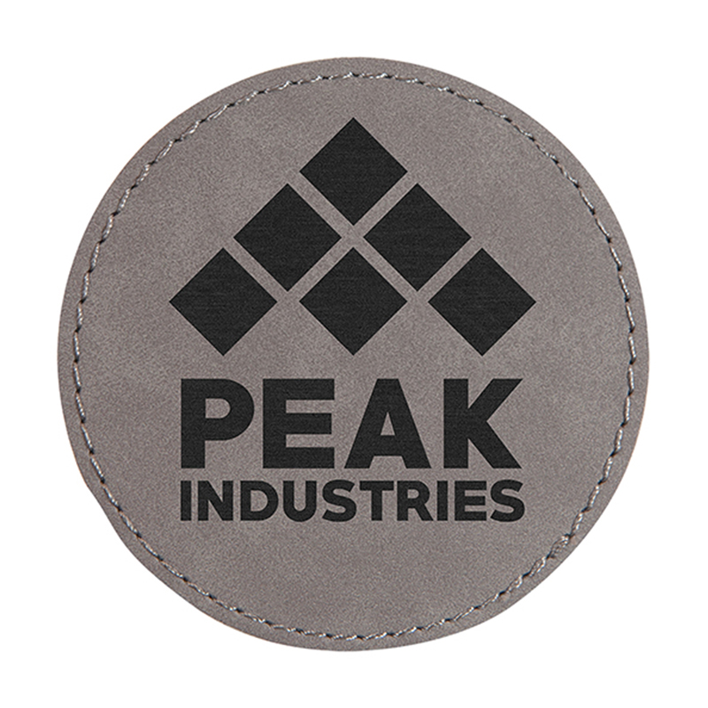 Juego De 6 Posavasos Redondos De Cuero Sintético Láserizable Juego De 6 Posavasos Redondos De Cuero Sintético Láserizable