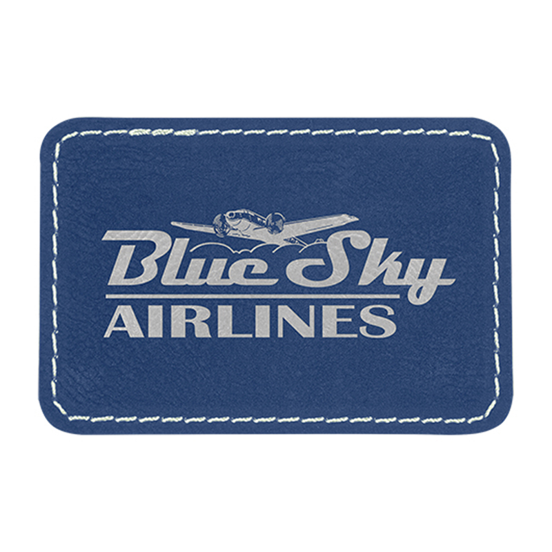 Parches rectangulares de cuero sintético de 3 1/2' x 2 1/2' Parches rectangulares de cuero sintético de 3 1/2' x 2 1/2'