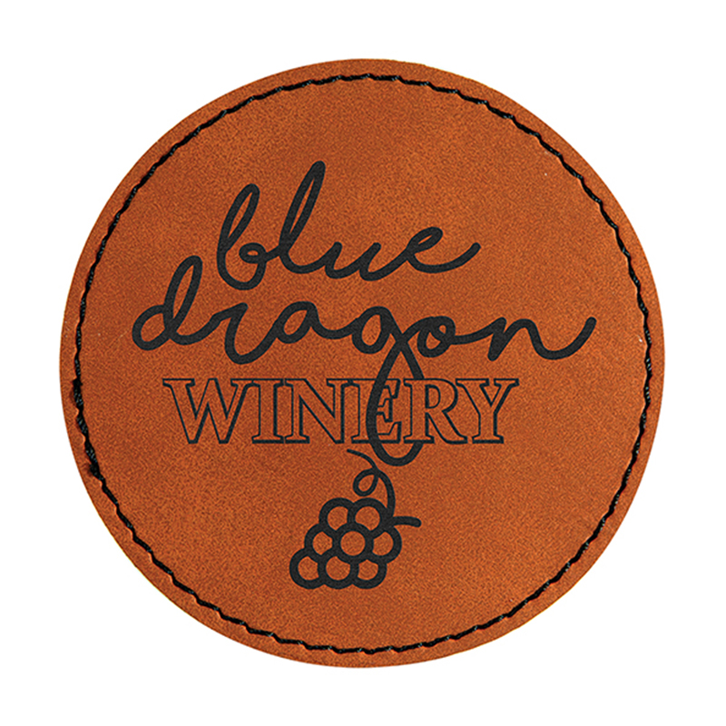 Posavasos redondos de polipiel Posavasos redondos de polipiel