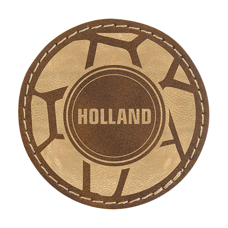 Juego De 6 Posavasos Redondos De Cuero Sintético Láserizable Juego De 6 Posavasos Redondos De Cuero Sintético Láserizable