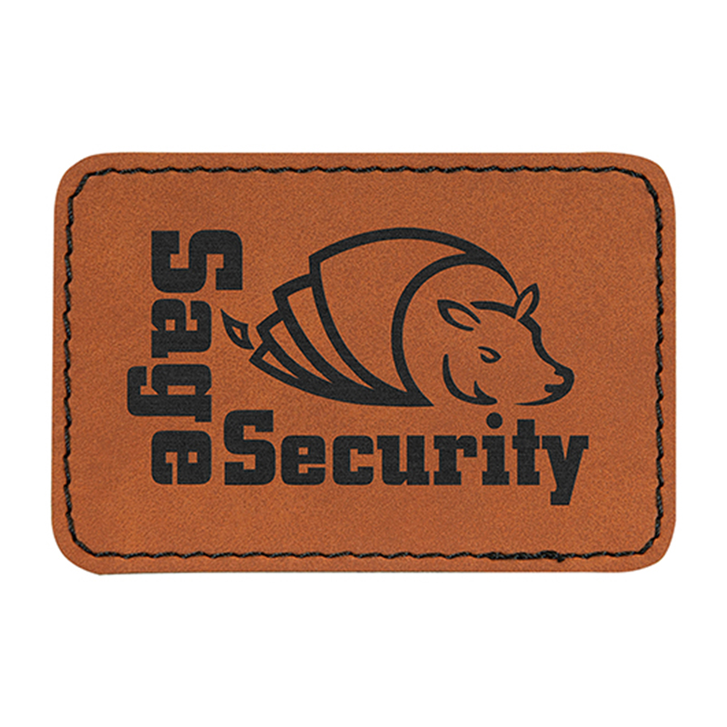 Parches rectangulares de cuero sintético de 3 1/2' x 2 1/2' Parches rectangulares de cuero sintético de 3 1/2' x 2 1/2'