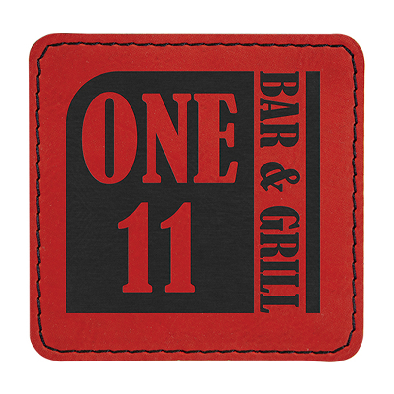 Parches de cuero sintético cuadrados de 3 1/2' x 2 1/2' Parches de cuero sintético cuadrados de 3 1/2' x 2 1/2'