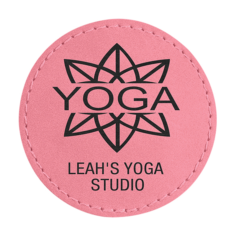 Juego De 6 Posavasos Redondos De Cuero Sintético Láserizable Juego De 6 Posavasos Redondos De Cuero Sintético Láserizable