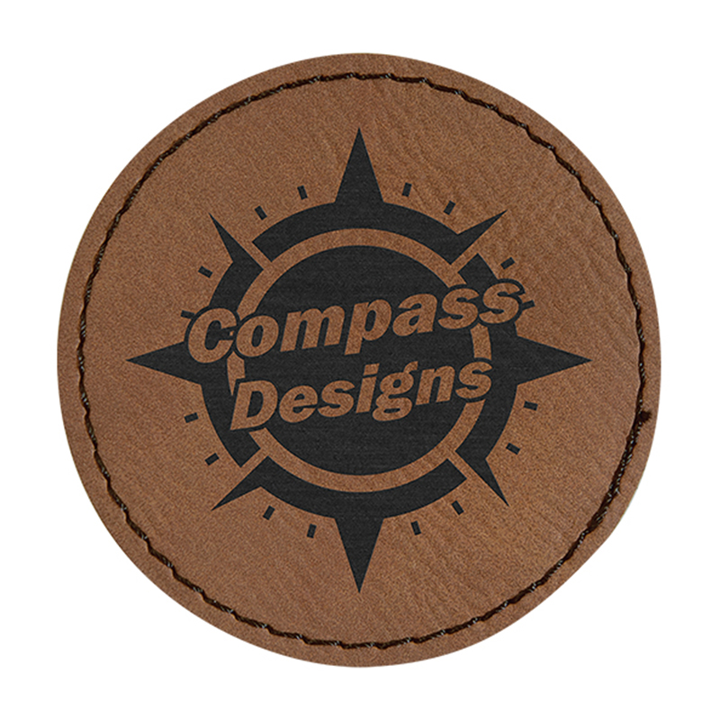 Juego De 6 Posavasos Redondos De Cuero Sintético Láserizable Juego De 6 Posavasos Redondos De Cuero Sintético Láserizable