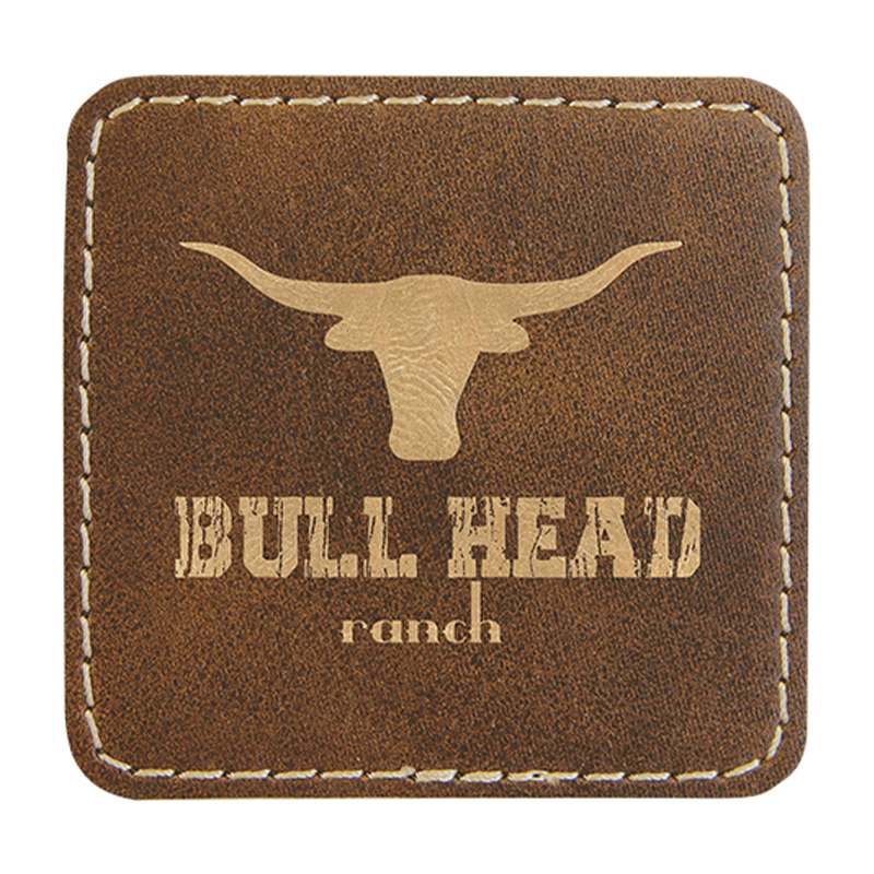 Parches de cuero sintético cuadrados de 3 1/2' x 2 1/2' Parches de cuero sintético cuadrados de 3 1/2' x 2 1/2'