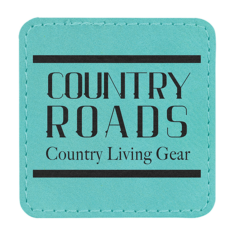 Parches de cuero sintético cuadrados de 3 1/2' x 2 1/2' Parches de cuero sintético cuadrados de 3 1/2' x 2 1/2'