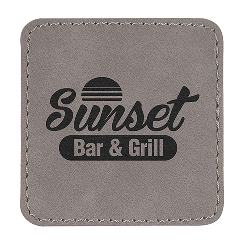 Parches de cuero sintético cuadrados de 3 1/2' x 2 1/2' Parches de cuero sintético cuadrados de 3 1/2' x 2 1/2'