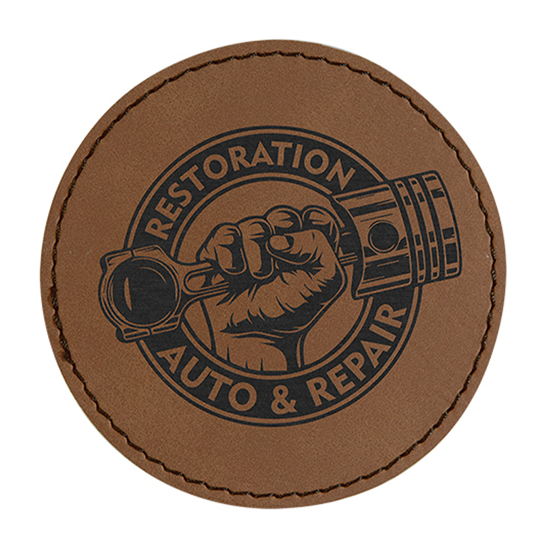 Parches redondos de polipiel de 3' Parches redondos de polipiel de 3'