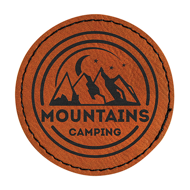 Parches redondos de polipiel de 2 1/2' Parches redondos de polipiel de 2 1/2'