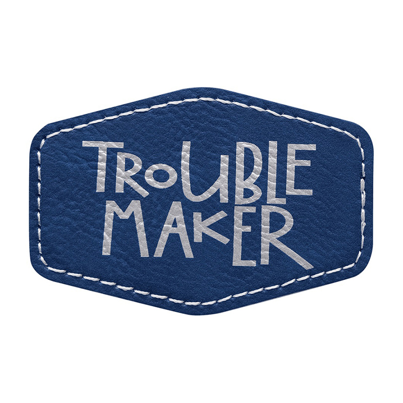 Parches de cuero sintético hexagonales de 3' x 2' Parches de cuero sintético hexagonales de 3' x 2'